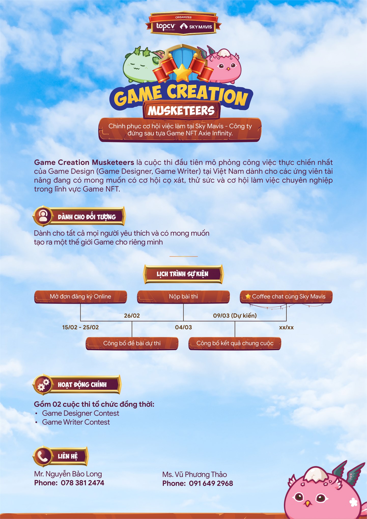 Game Creation Musketeers_Cuộc thi đầu tiên mô phỏng công việc thực chiến nhất của Game Design